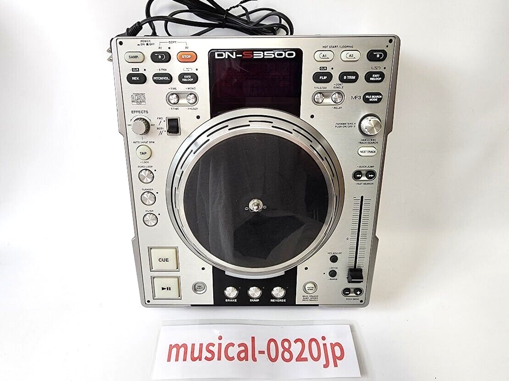 DENON DN-S3500 Compact Disc Player DJ Turntable CD CDJ MP3