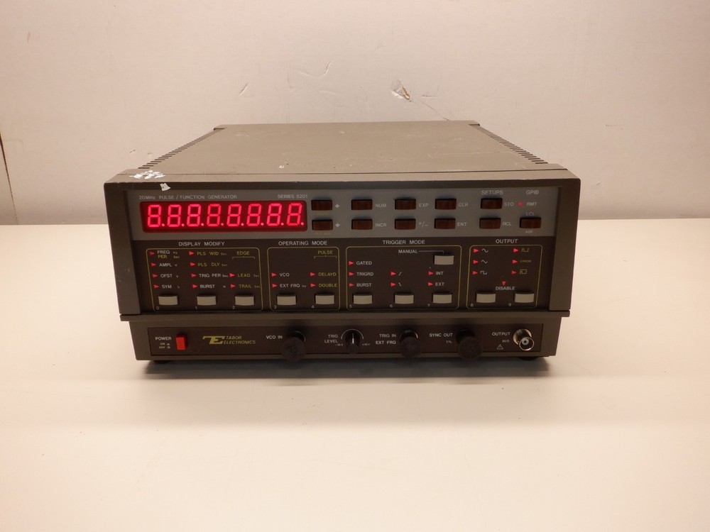 TABOR ELECTRONICS 8201 FUNCTION GENERATOR