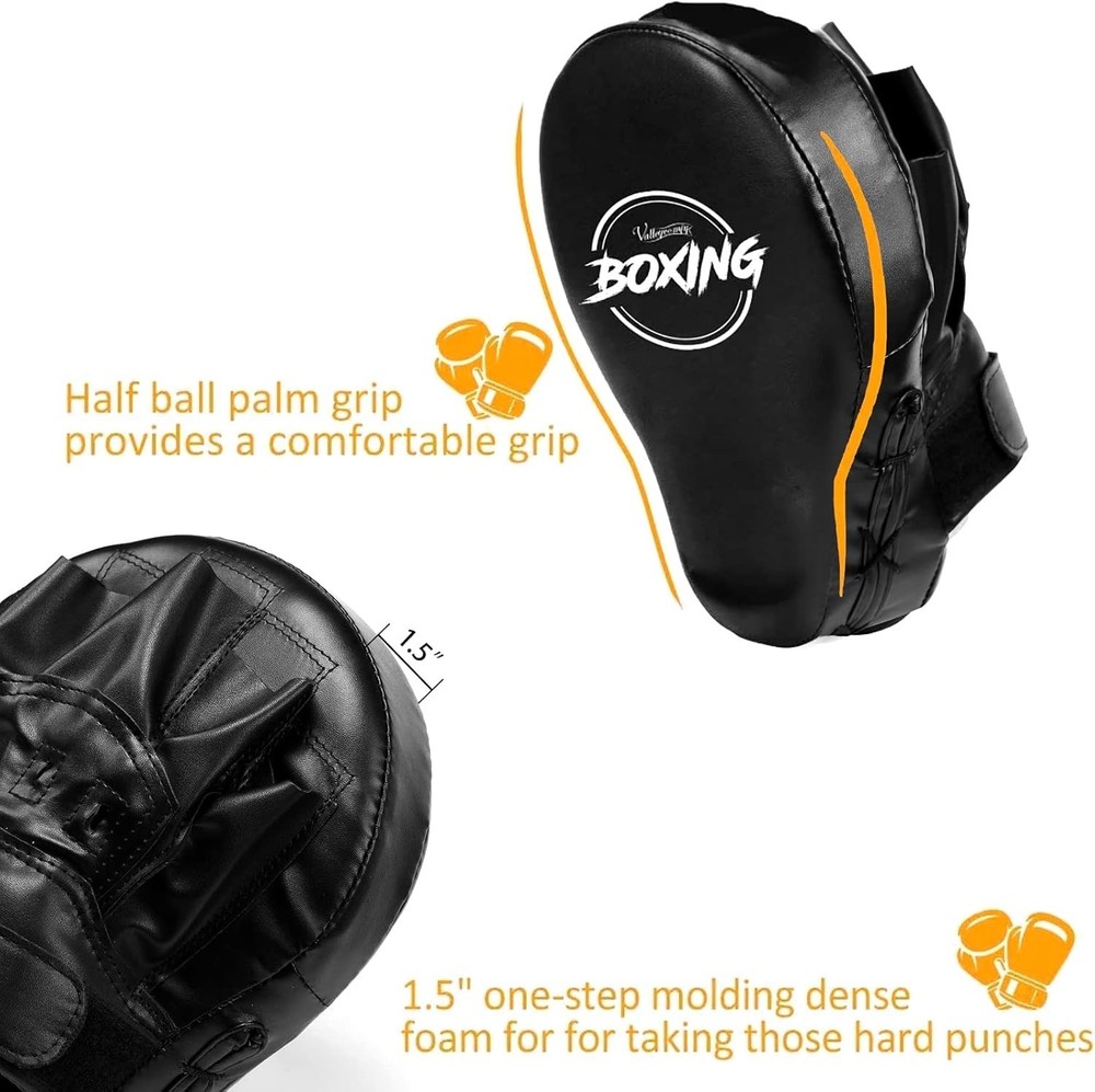 Professional Boxing Curved Mitts for Developing Punching and Defensive Skills