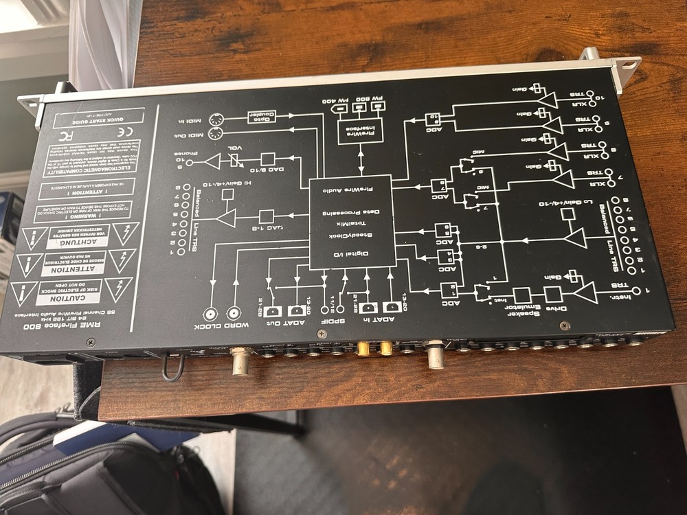 RME FireFace 800 Firewire Digital Audio Recording Interface