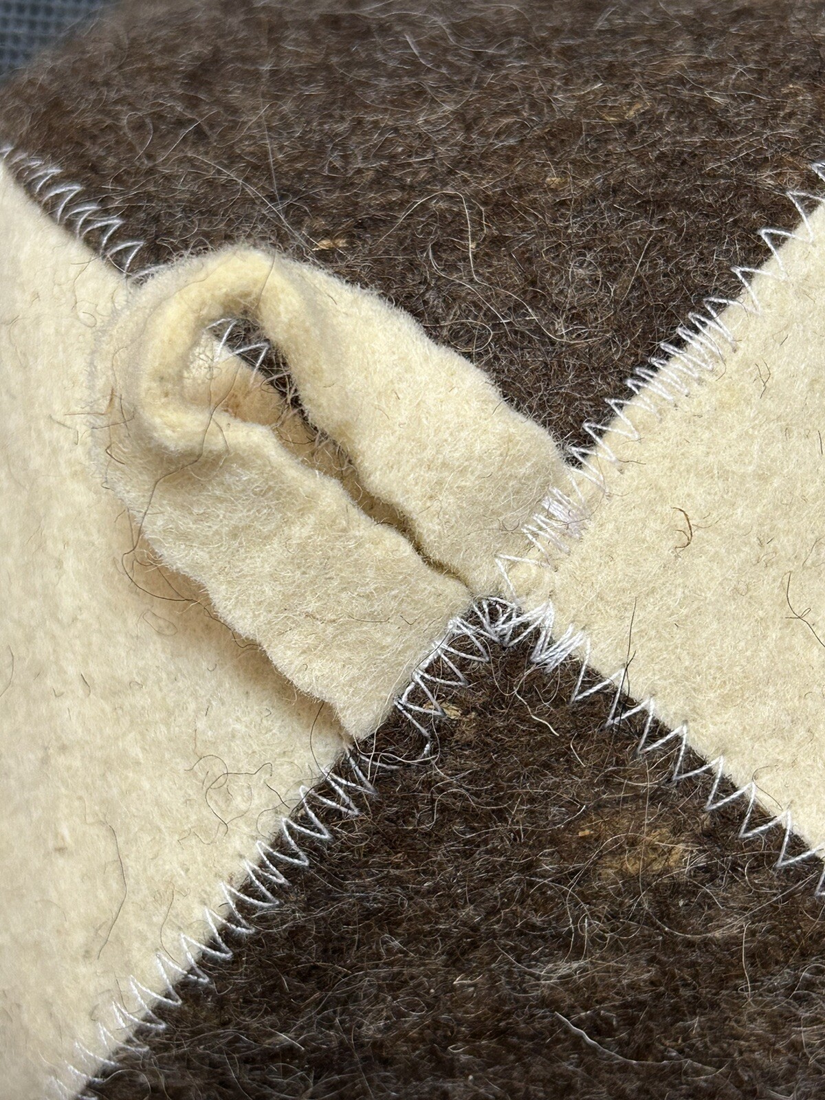 Wool Sauna Hat - Natural Felt Bath Hat For Man And Women