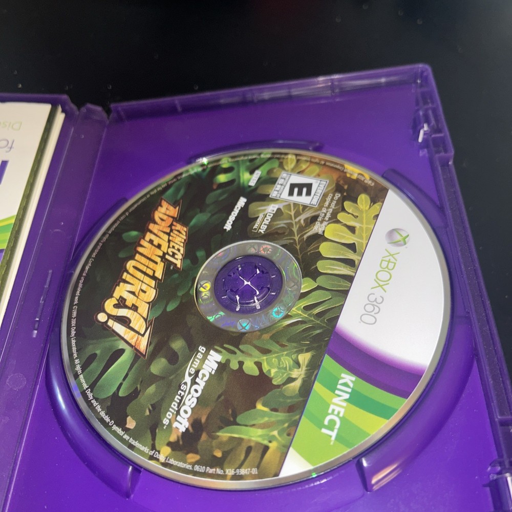 Xbox 360 Kinect Sensor Bundle Lot With Game