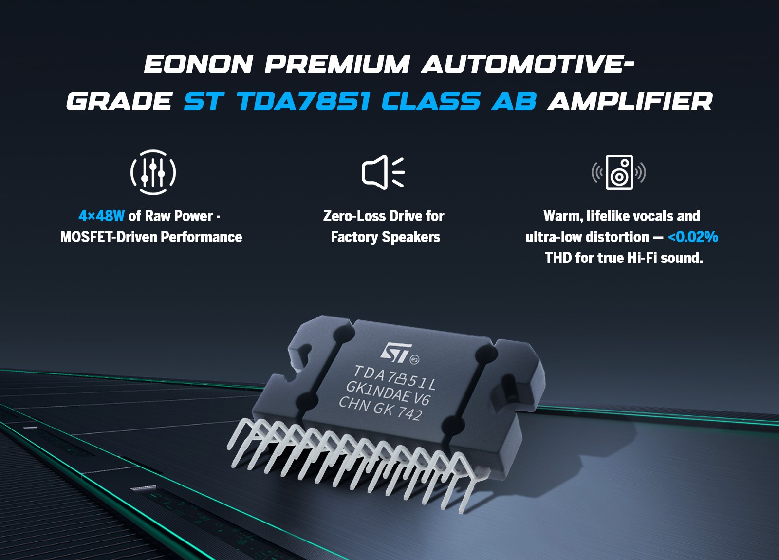 Eonon X3U 6.36inch IPS Single DIN Wireless Android Auto CarPlay Car Stereo Radio