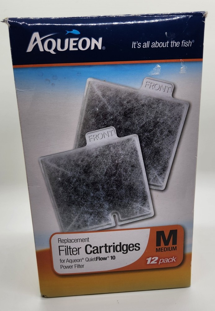 Aqueon QuietFlow Replacement Filter Cartridge Medium 12 pack