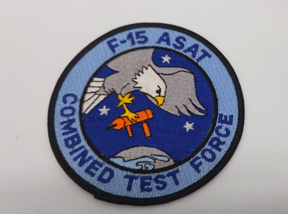 F-15 ASAT Combined Test Force 4" Patch USAF