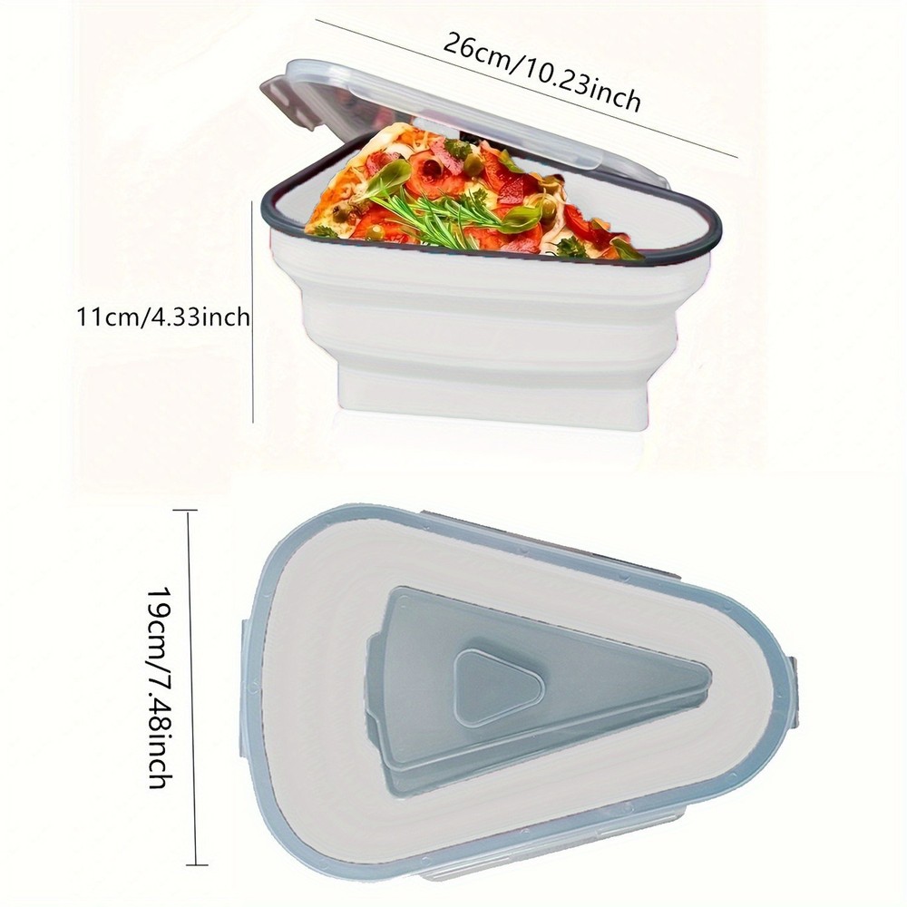 Ultimate Pizza Pack Storage Container Reusable Foldable Portable Microwavable!