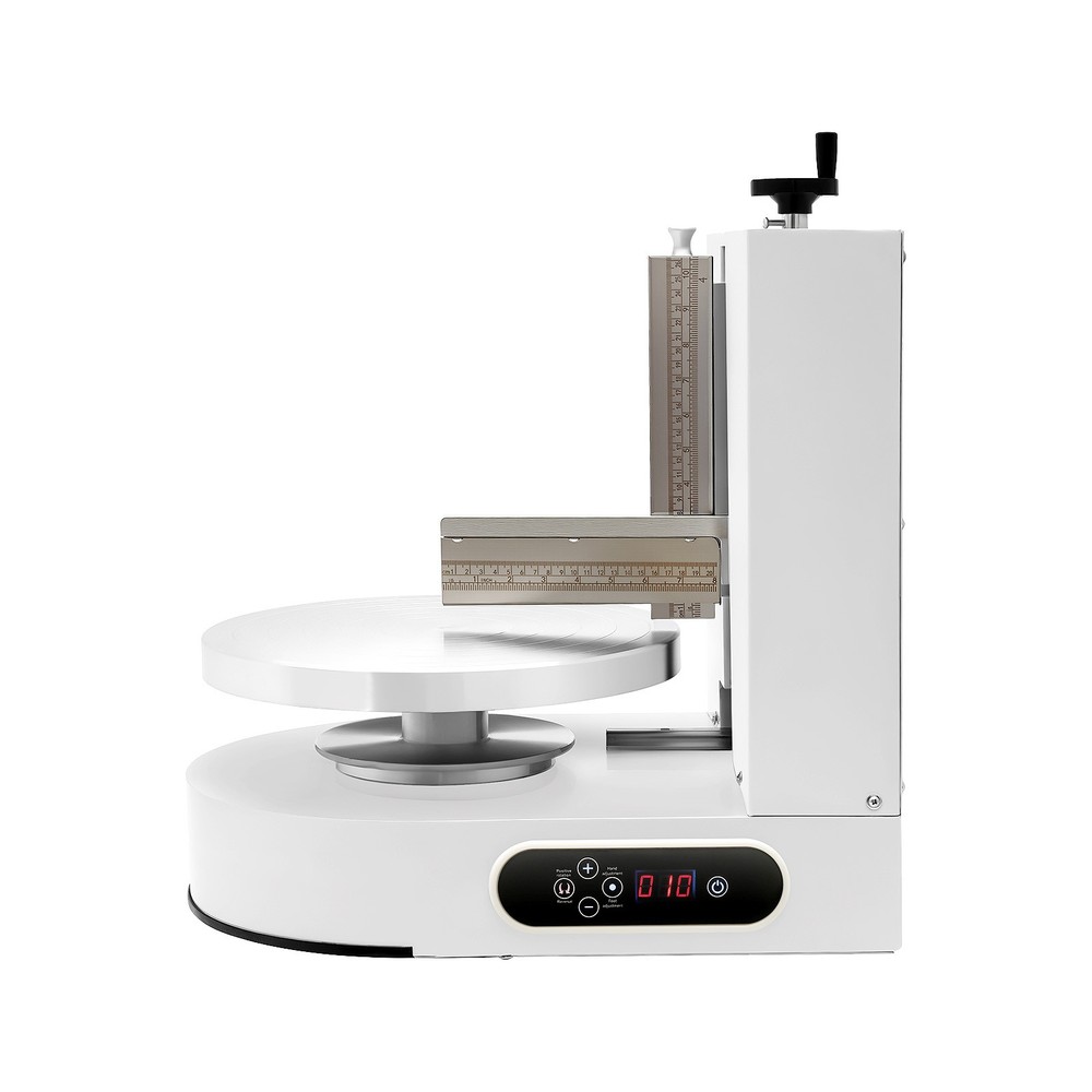 200W Decorating Machine 4-12in Auto Cake Icing Smoother Coating Scraping Machine
