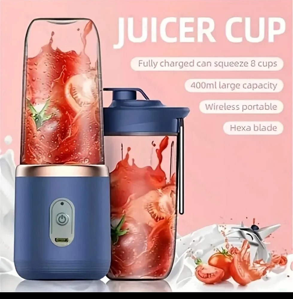 Portable USB Double Cup Juice Extracter Mixer