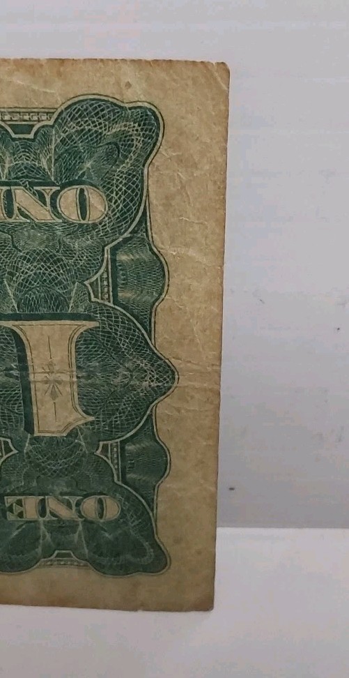 1899 1$ Black Eagle Silver Certificate - Serial# M12110321A (CIRCULATED)