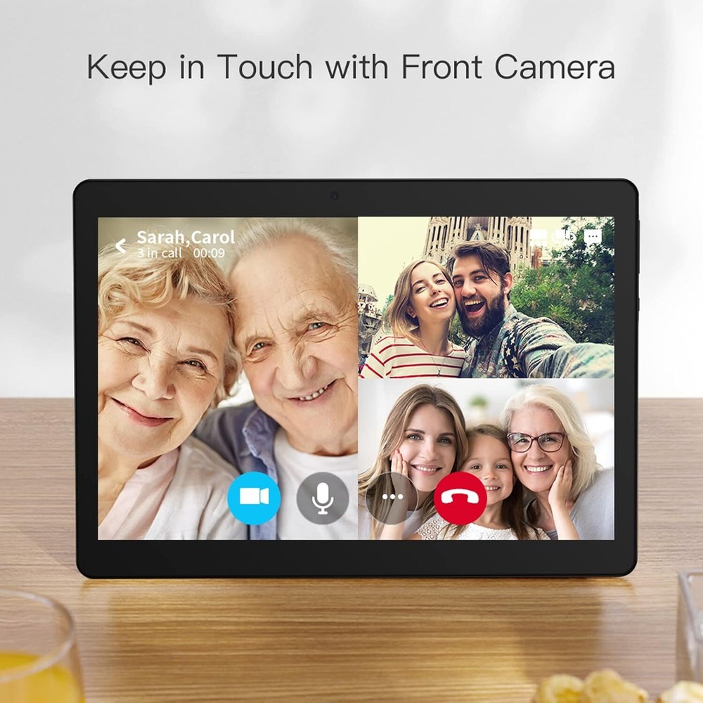 Dragon Touch Android Tablet 10 inch WiFi Tablet Quad Core Processor Dual Camera