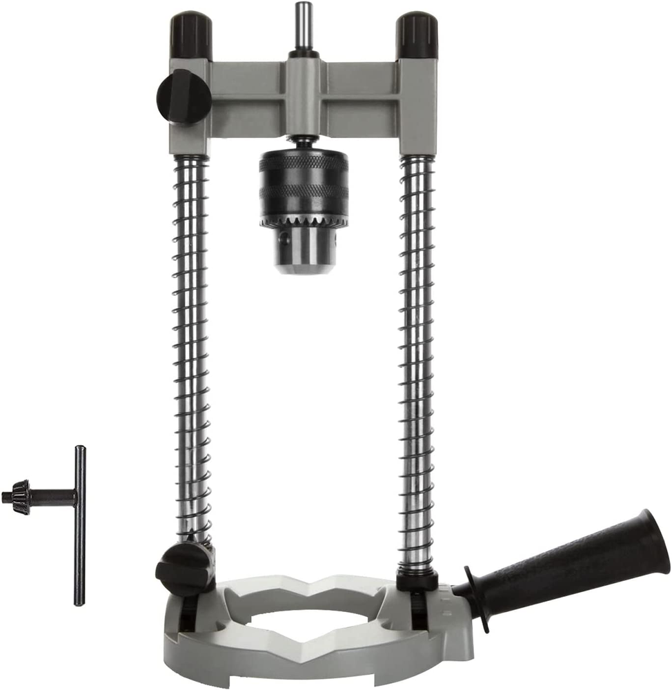 Portable Drill Press for Hand Drill, Multi-Angle Drill Guide Attachment for 1/4