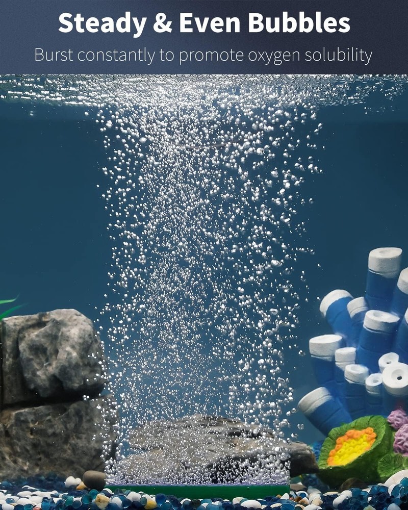 Air Stone Bar - Stable Rectangle Bubble Wall - Efficient - Fish Tank Aquarium