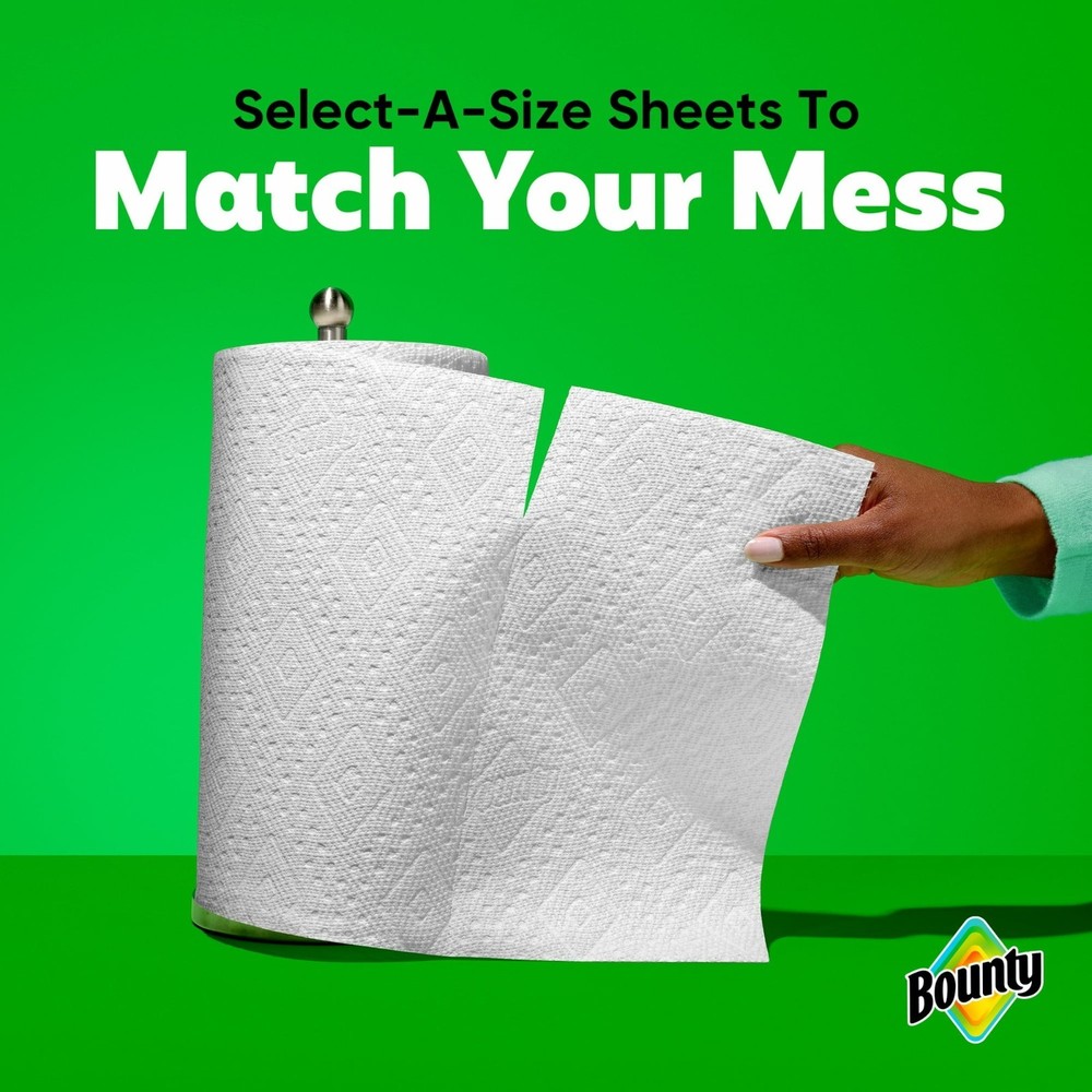 Paper Towels Select-A-Size White, 12 Double Rolls, 82 Sheets per Roll