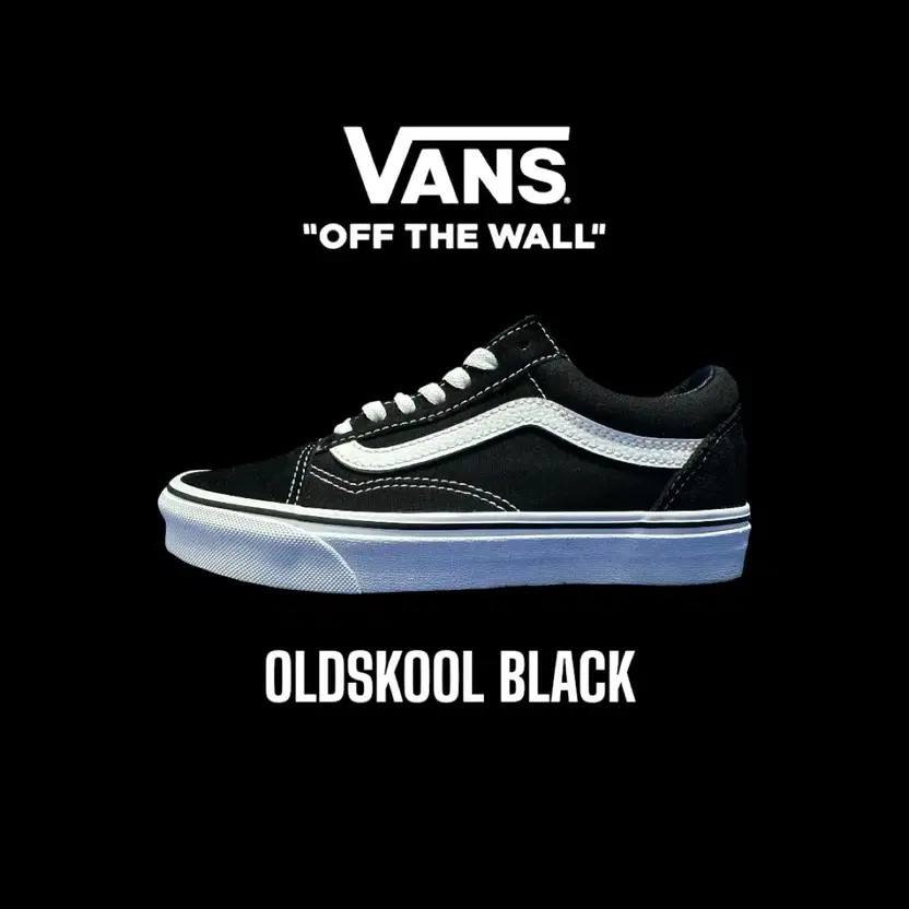 Vans Old Skool Black 230mm - Authentic Classic Sneakers