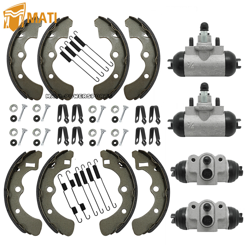 Front Rear Wheel Cylinder Brake Shoe for Kawasaki Mule 3000 4000 KAF620 2001-21