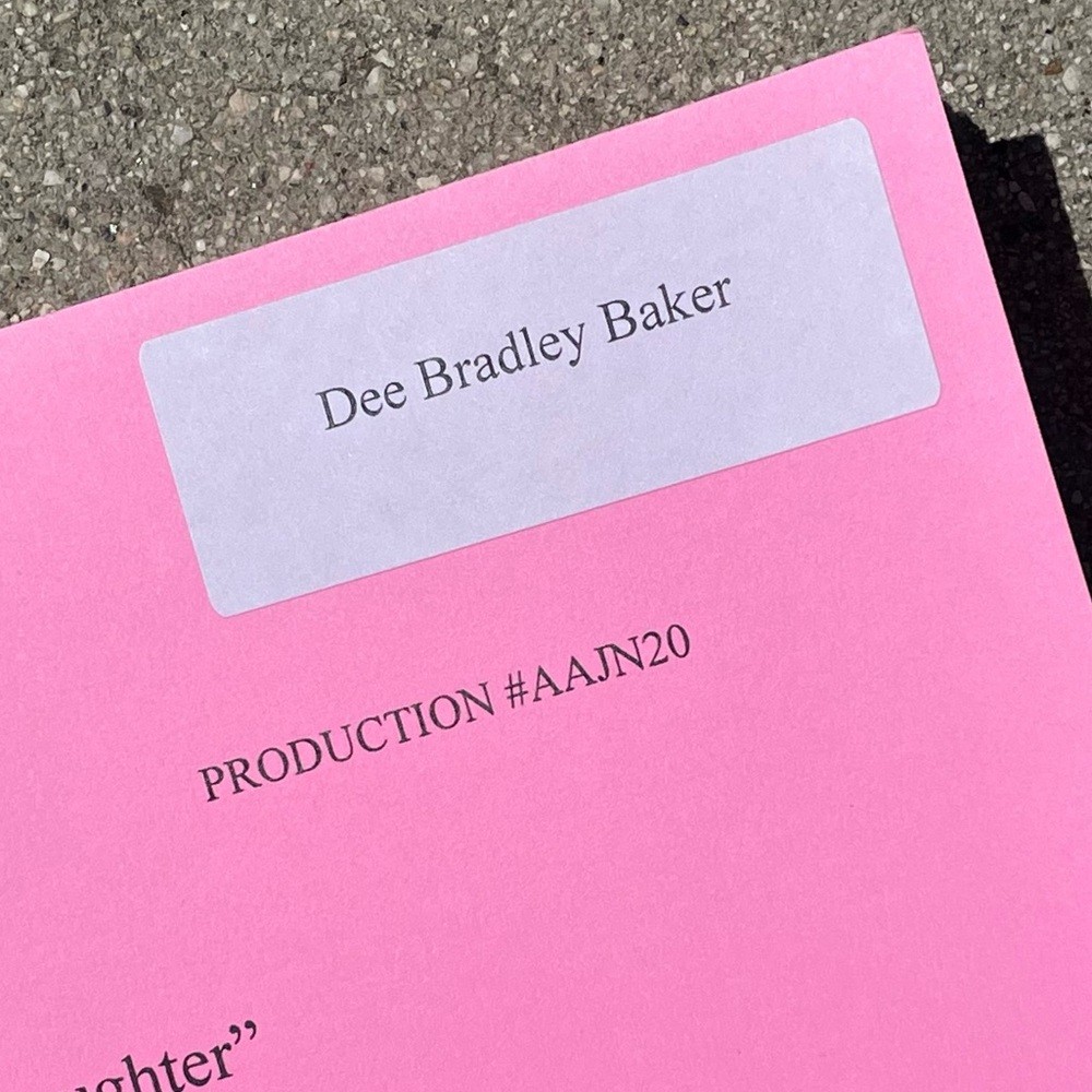 American Dad Dee Bradley Baker 2015 Original Production Used Table Draft Script