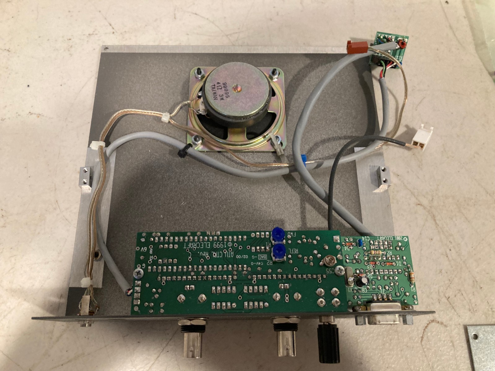 Elecraft K2 Rear Panel Assembly With Board