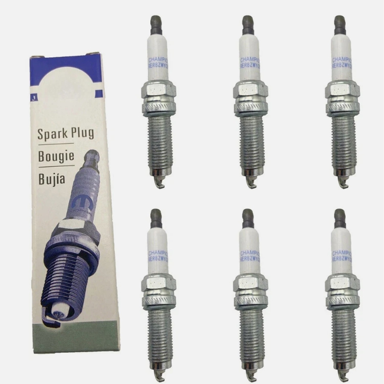 6Pcs Iridium Spark Plugs OEM SP149125AE for 2011-2021 Crysler Dodge Jeep 3.6L