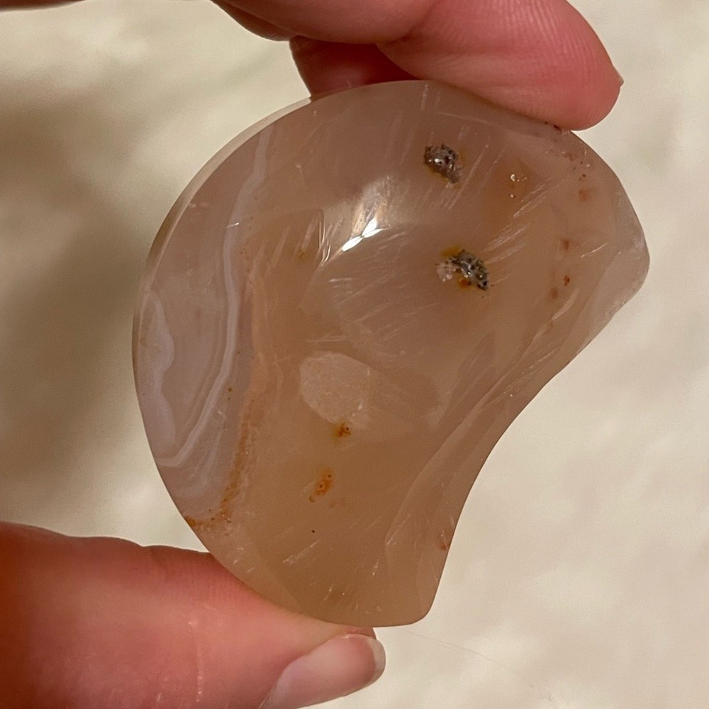 Flower Agate Moon