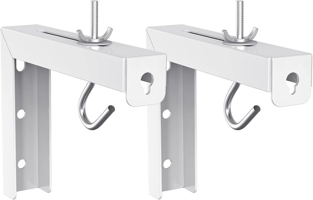 Universal Projector Screen Ceiling Wall Mount, Adjustable L-Brackets, 6 Inch