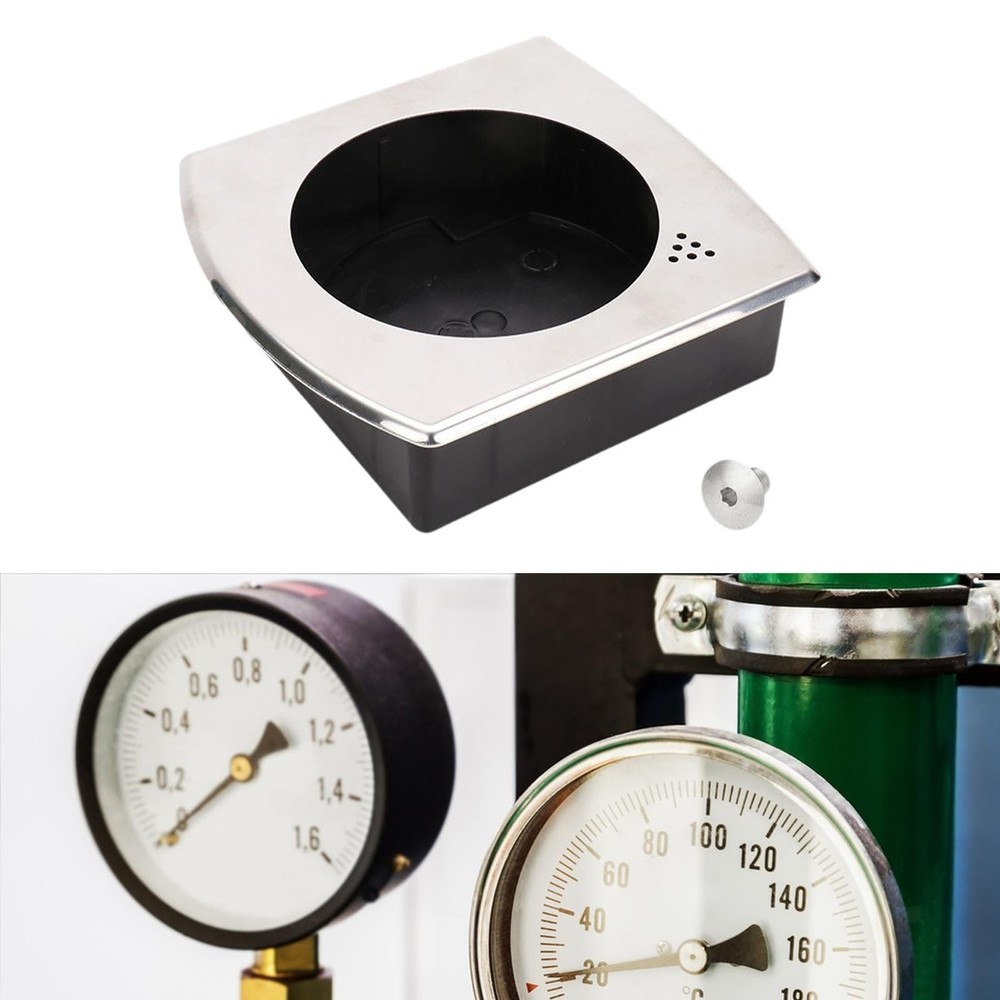 Pointer Type Differential Manometer Gauge Panel Mounting Box for Cleanrooms