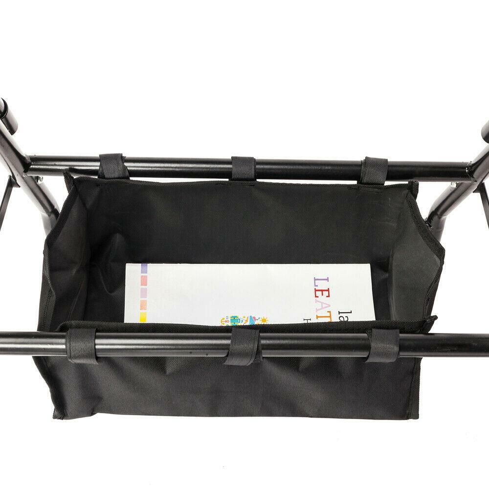 Heavy Duty Extra Wide Bariatric Rollator Rolling Walker with Padded Seat