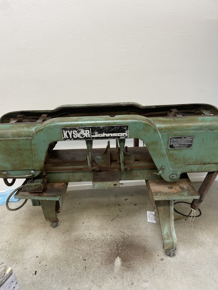 KYSOR MACHINE TOOL MODEL J HORIZONTAL BAND SAW