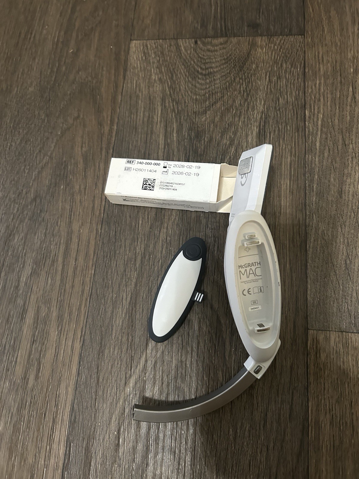 McGrath Mac Video Laryngoscope - New Battery 248 Minutes