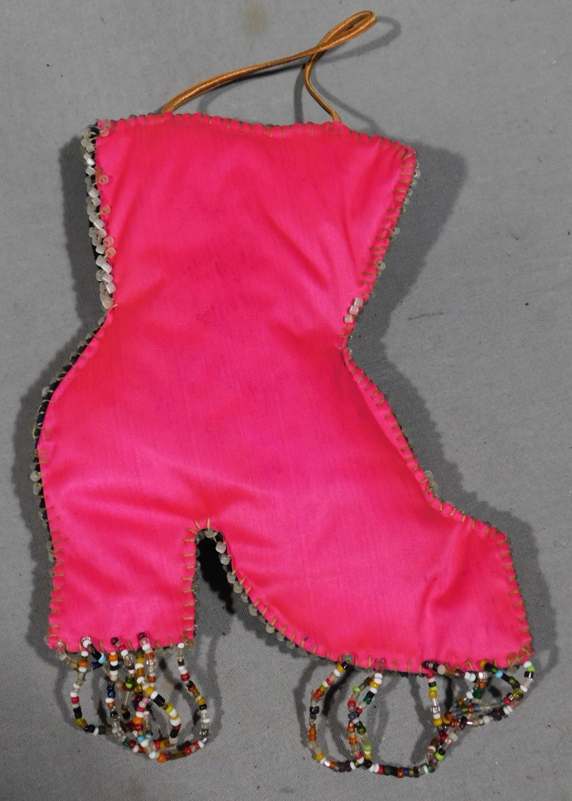 Vintage Native American Beaded whimsey purse Iroquois Great Lakes Canada USA