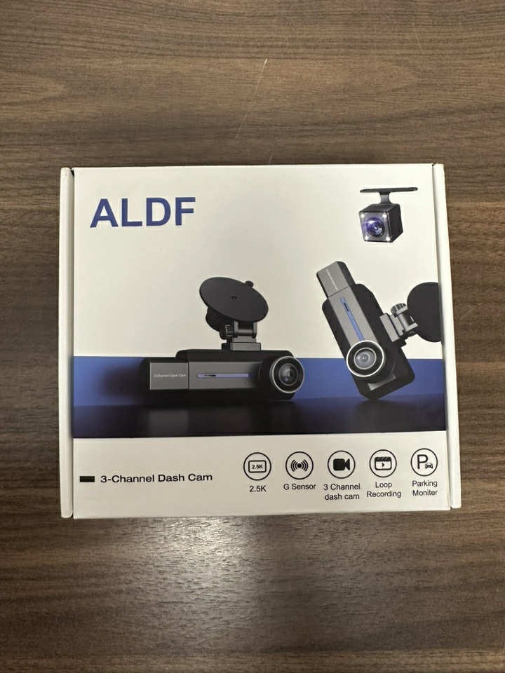 ALDF 3 Channel Dash Camera Mint