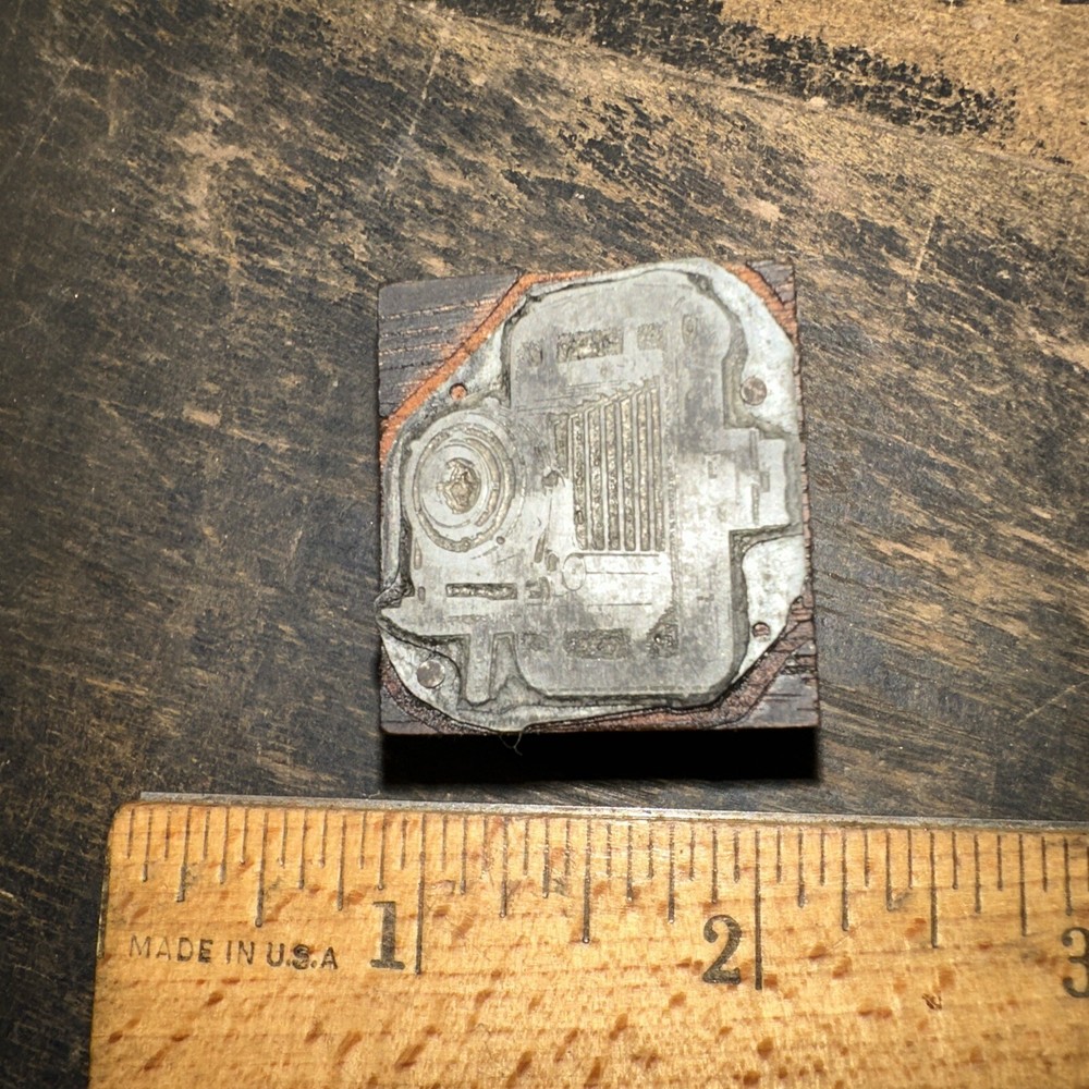 Printing Block “ Antique Camera “￼