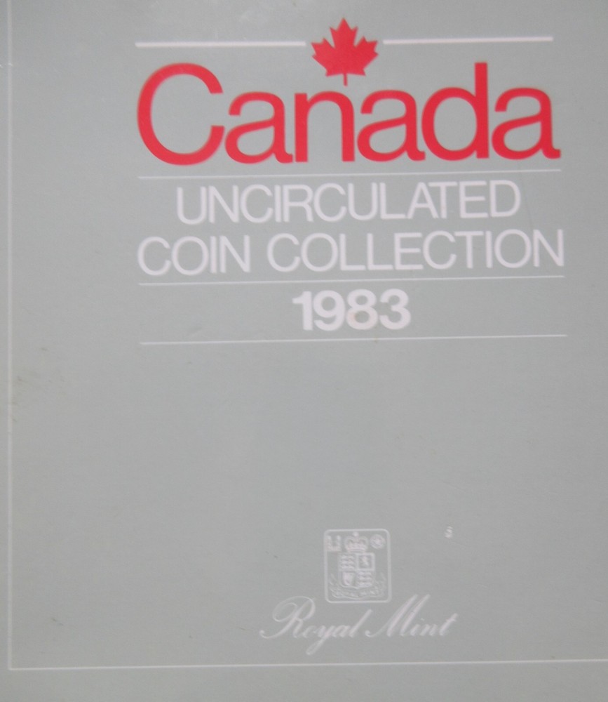 1983 Canada Year Uncirculated Set Coins Cent to $1. NICE UNC.