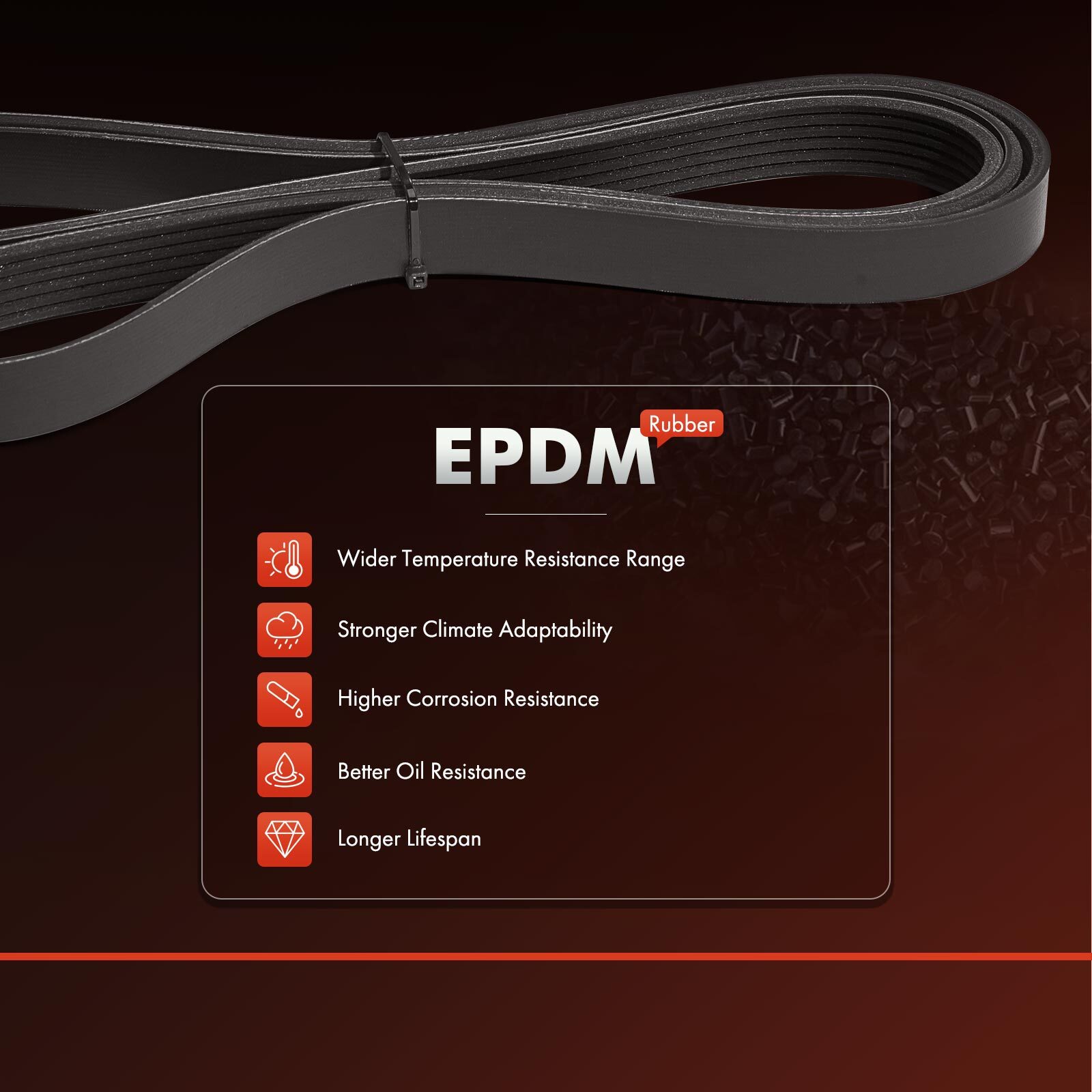 71.18" Serpentine Belt for Nissan Rogue 08-13 Sentra 07-12 Rogue Select 14-15