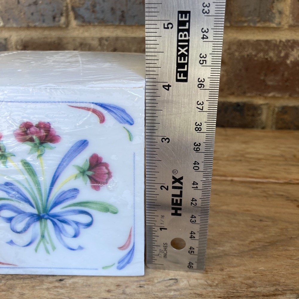 Poppies on Blue By Lenox 4” Note cube Replacement Pack
