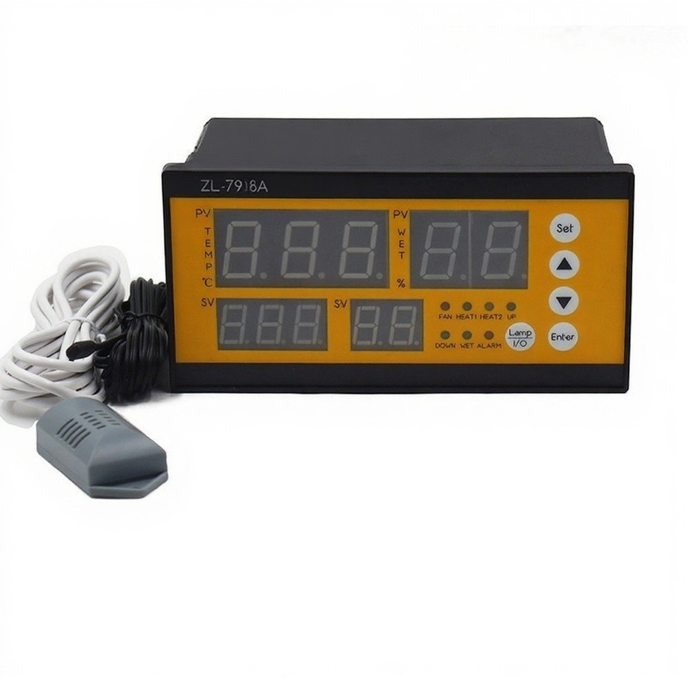 Automatic Egg Incubator with Dual Heating Digital Temperature Humidity Control