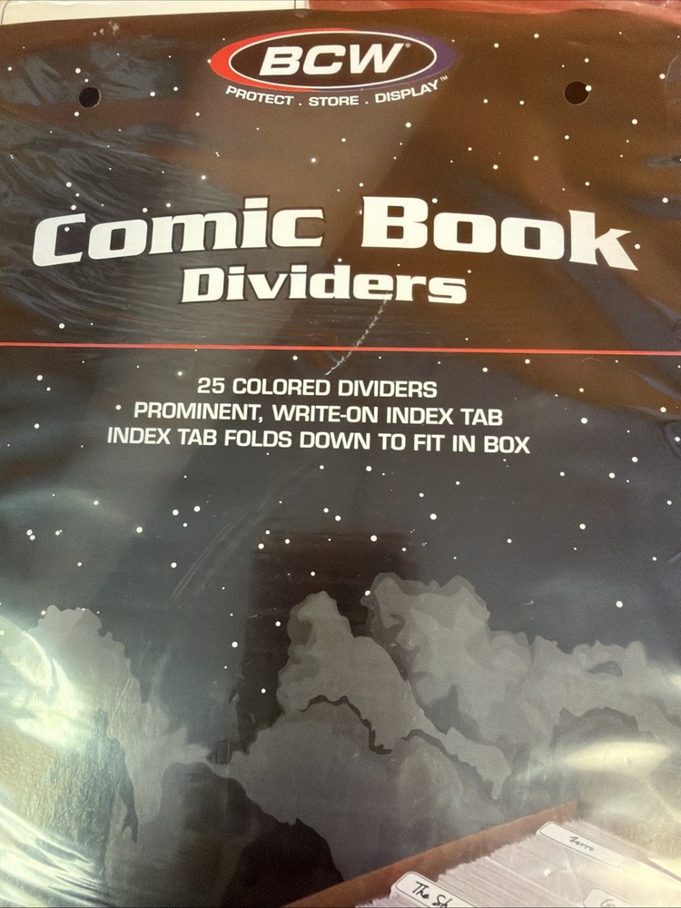Comic Book Dividers 25 White