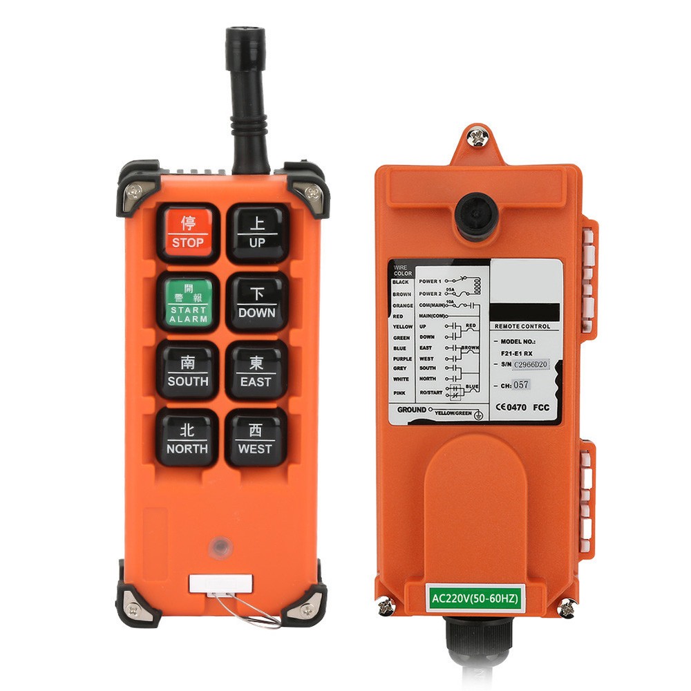 Wireless Remote Controller Hoist Remote Control 2 Transmitter 1 Receiver 220v