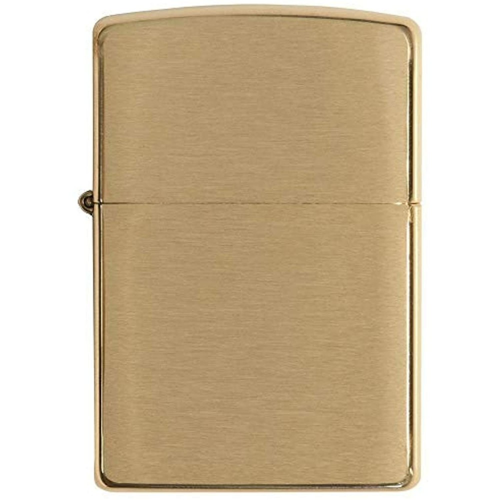 Zippo Lighter Solid brass with brushed finish