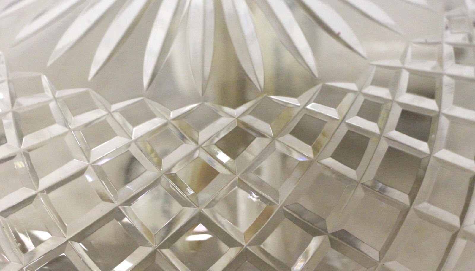 Waldorf Astoria Crystal Flush Mount Pineapple Finial Light Fixture