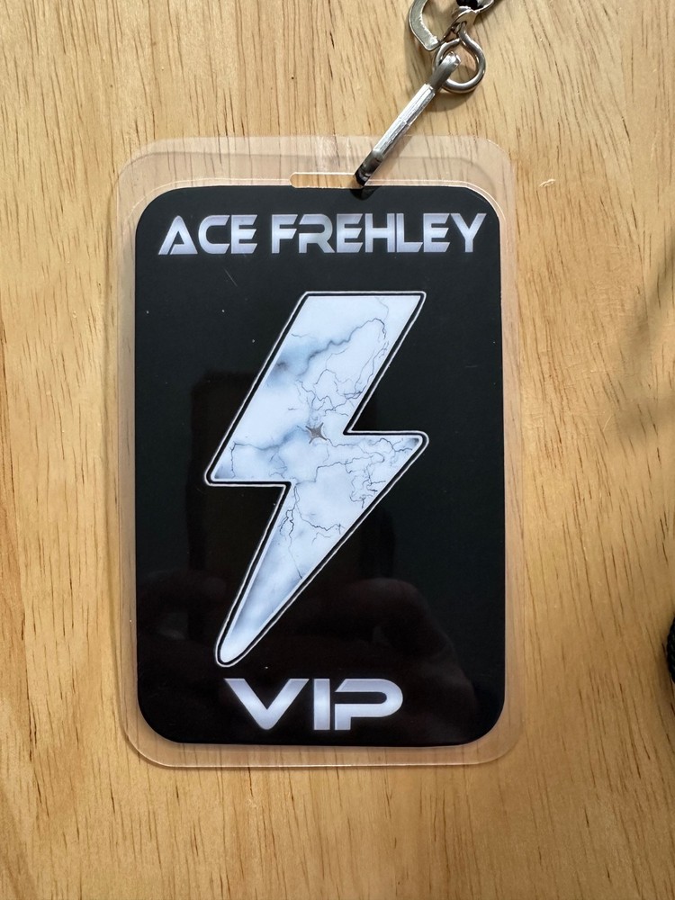 Kiss Ace Frehley 2024 Authentic VIP Pass