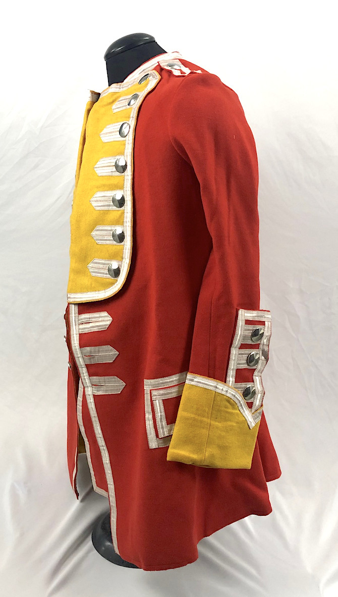 French & Indian War Officer's Coat - 44th Regiment Size 46 / XL