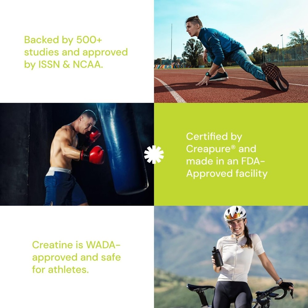 Create Creatine Monohydrate 5g Lemon Lime Single Serve 60-Packets EXP2027