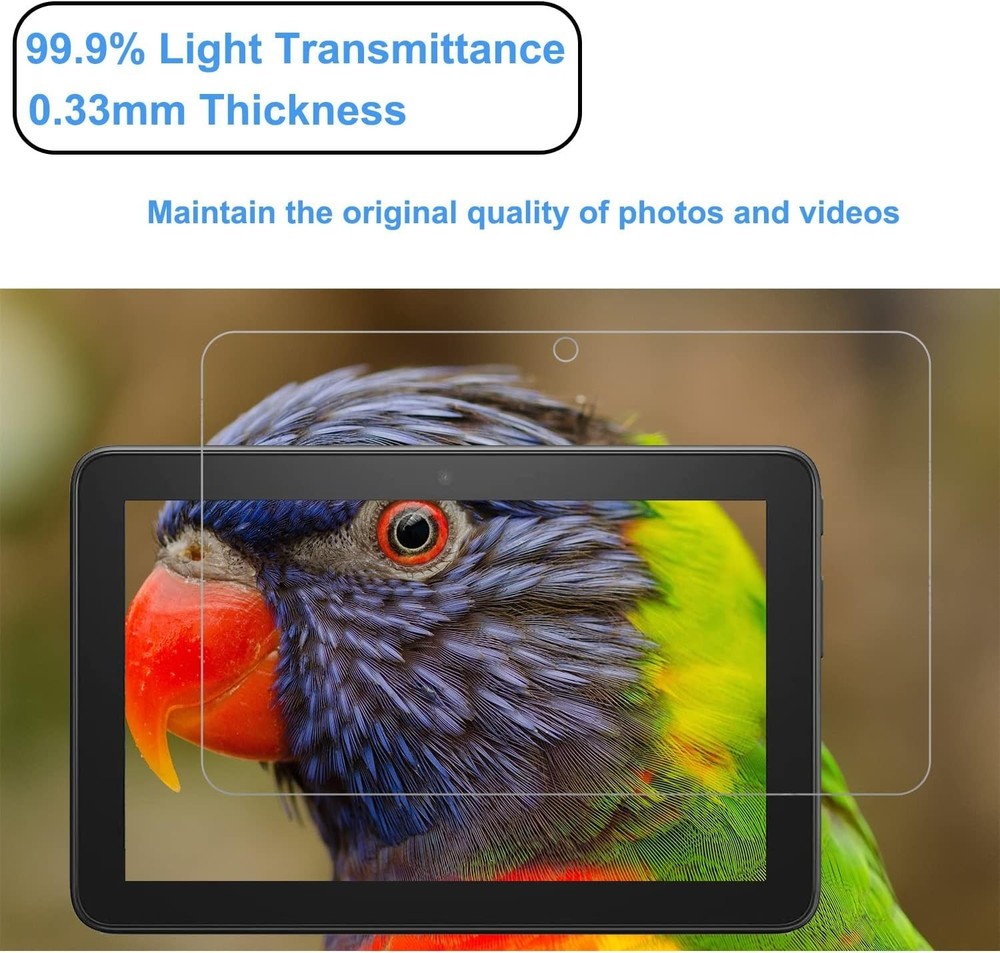 Ultimate Protection: 2 Pack Scratch Resistant Screen Protector for 7” Tablet