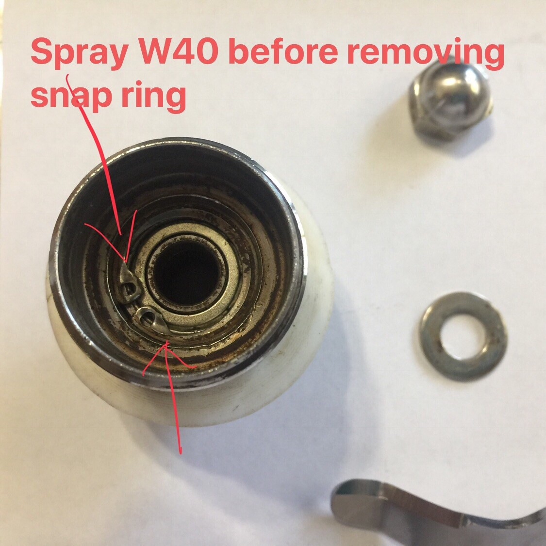 2 pieces Waring bearing 018386+V-seals REBUILD KIT for cb6 cb10 cb15 blender