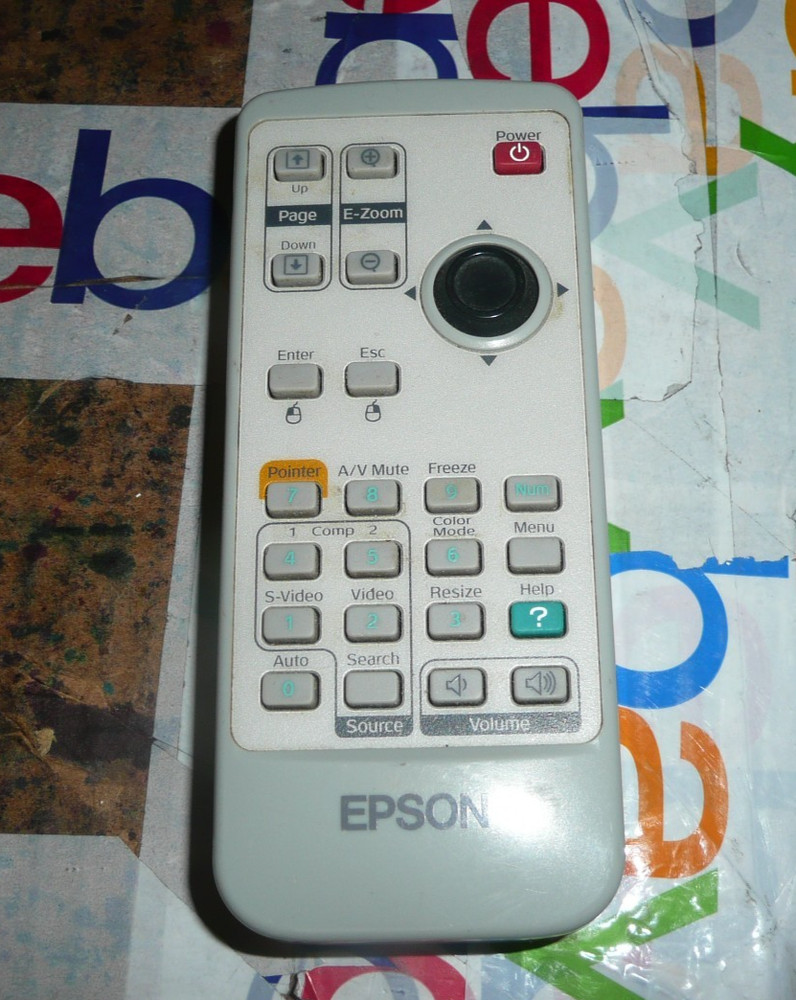Genuine Epson 128079900 Projector Replacement Remote Control Seiko