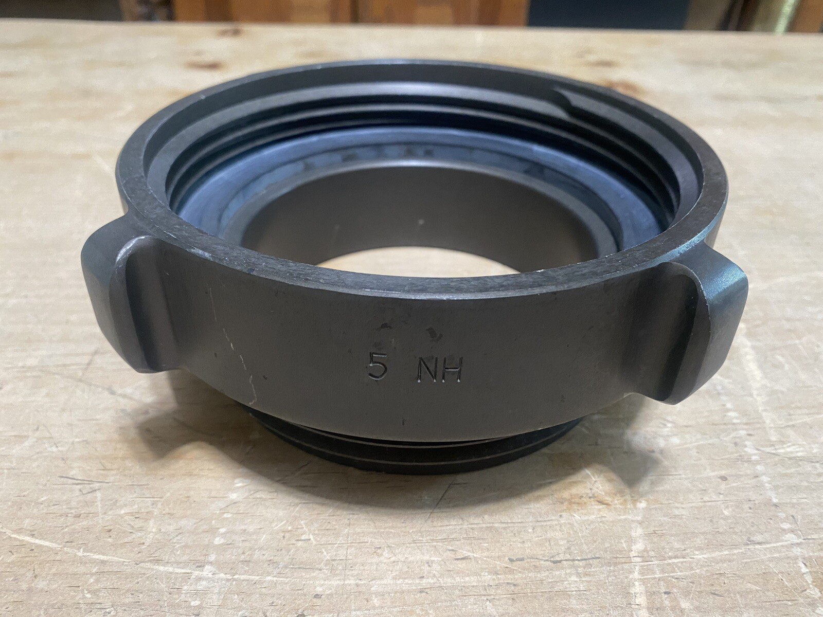 Red Head 4 1/2 NH Male to 5 NH Female Style 37 Rocker Lug Coupler Adapter Alum