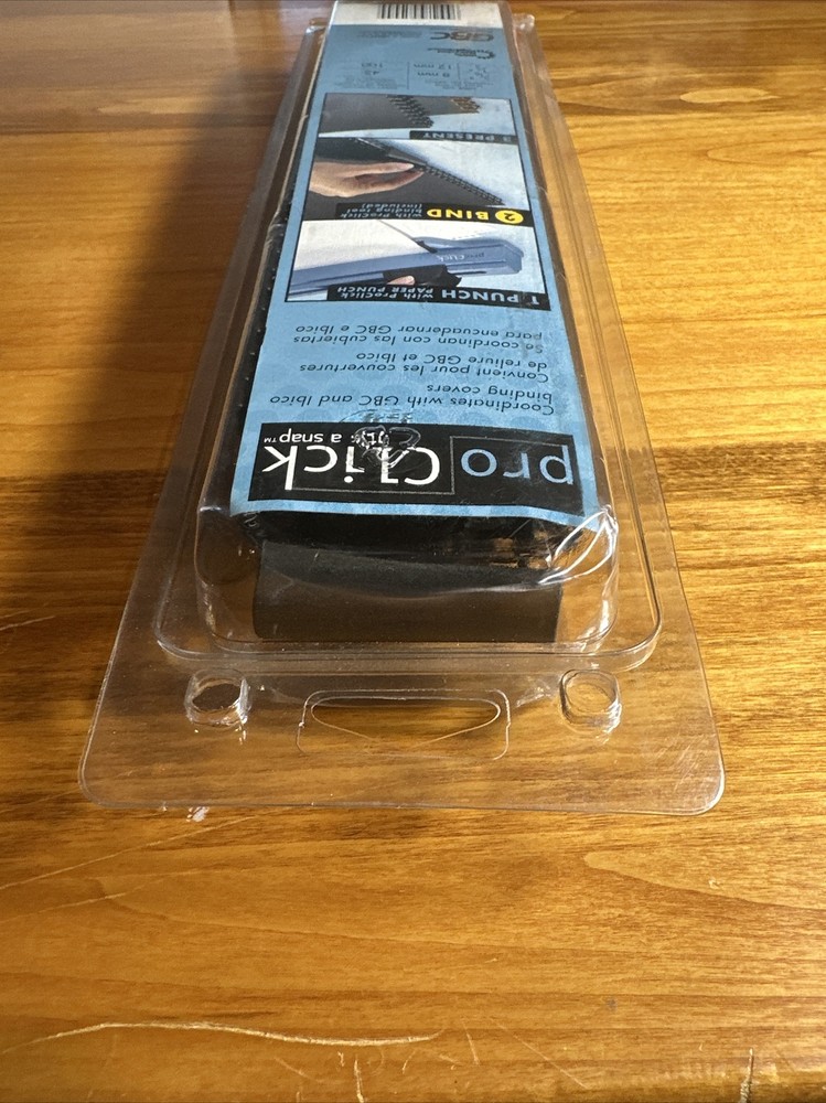 ProClick Modular Binding System Black Spines 5/16” 25 spines in package NEW
