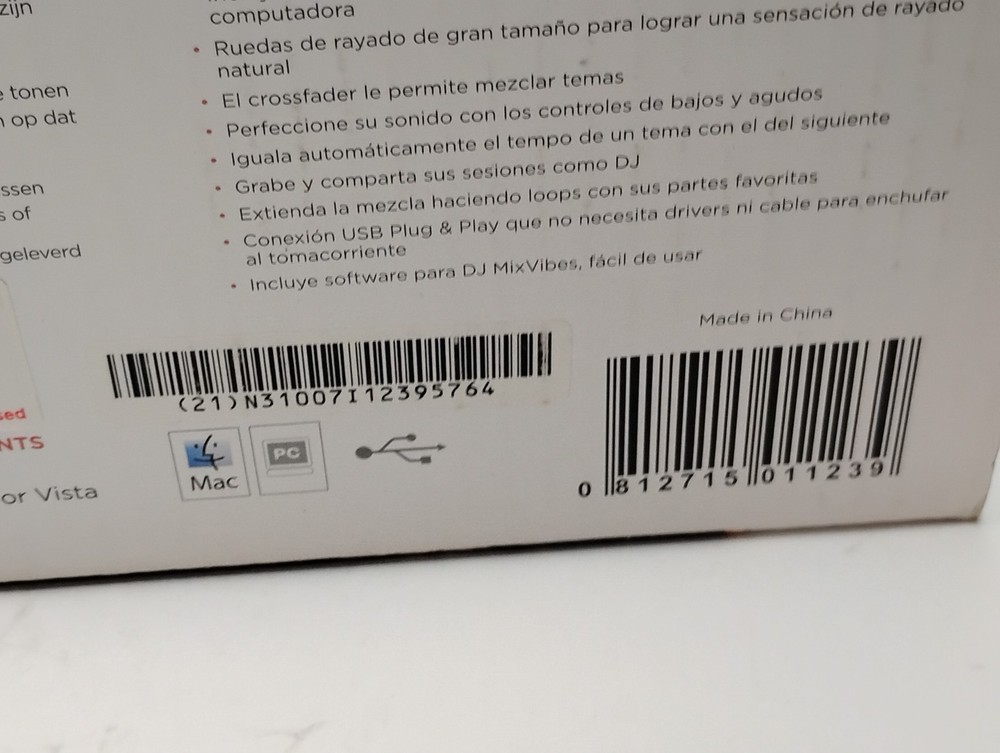 Ion Audio ICUE3 Discover DJ System USB Interface Black/Red for Computer Transfer