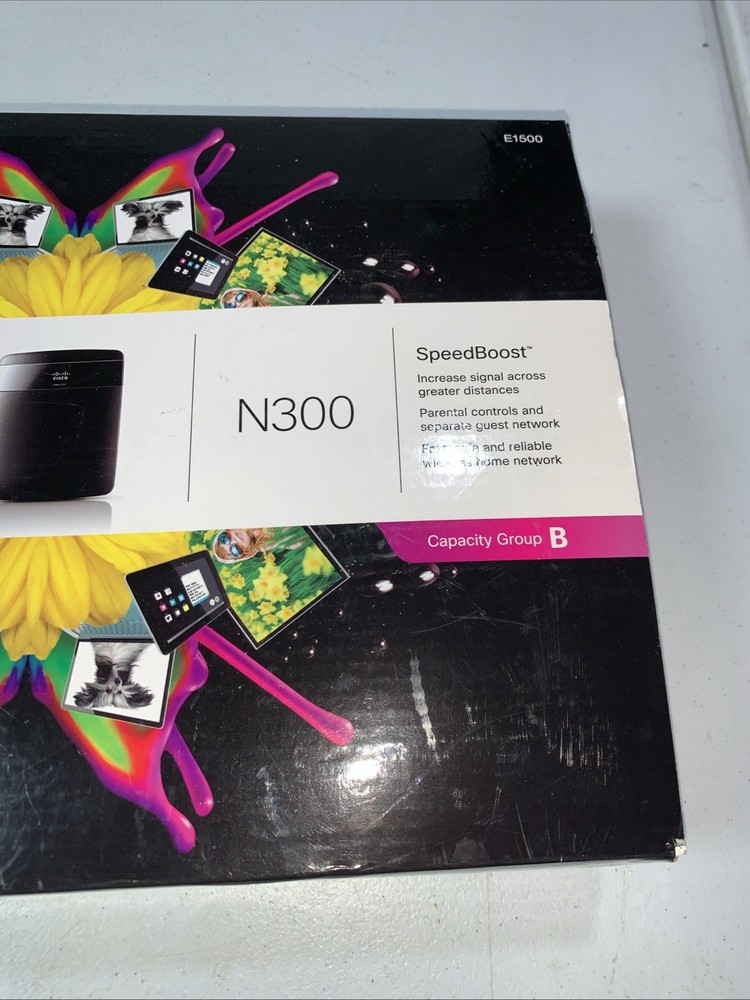 Linksys Wi-Fi Router N300 SpeedBoost E1500