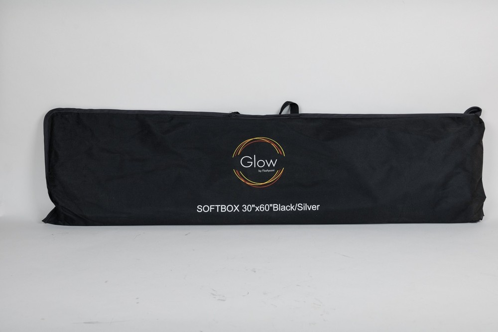 2 Glow Series Large Rectangular Softboxes 30" x 60" & 2 Egg Crate Grids